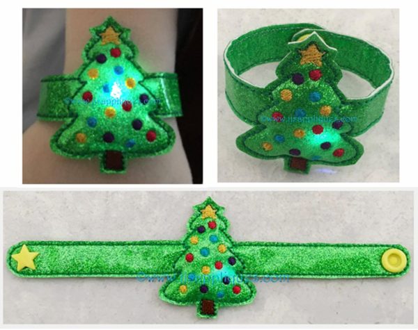 Flashing Christmas Tree Bracelet