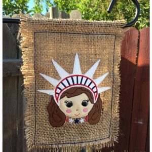 Liberty Girl Garden Flag