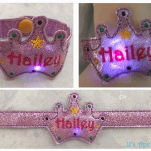 Flashing Princess Crown Bracelet Blank