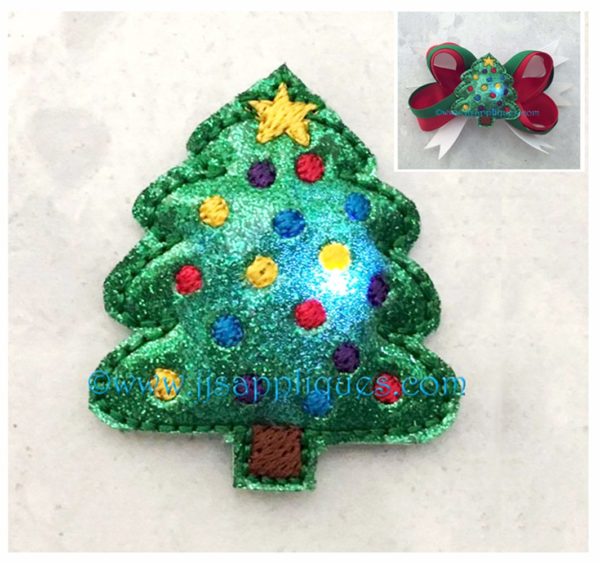 Flashing Christmas Tree Feltie