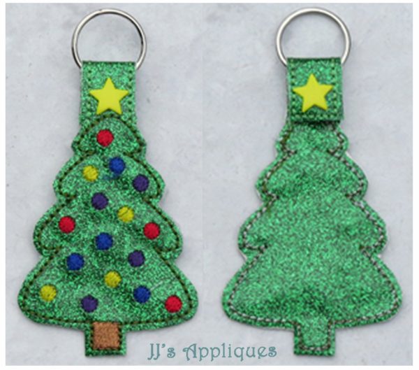 Snap On Christmas Tree Key Fob