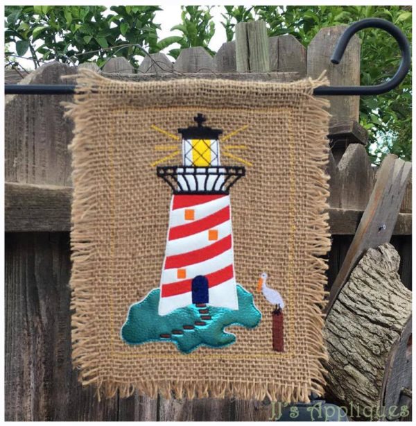 Lighthouse Garden Flag