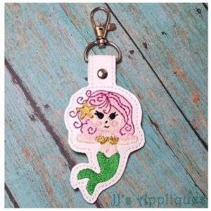 Snap On Mermaid Key Fob