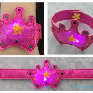 Flashing Princess Crown Bracelet