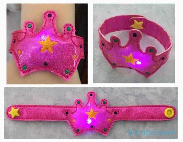 Flashing Princess Crown Bracelet