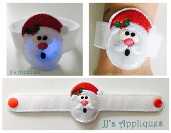 Flashing Santa Face Bracelet