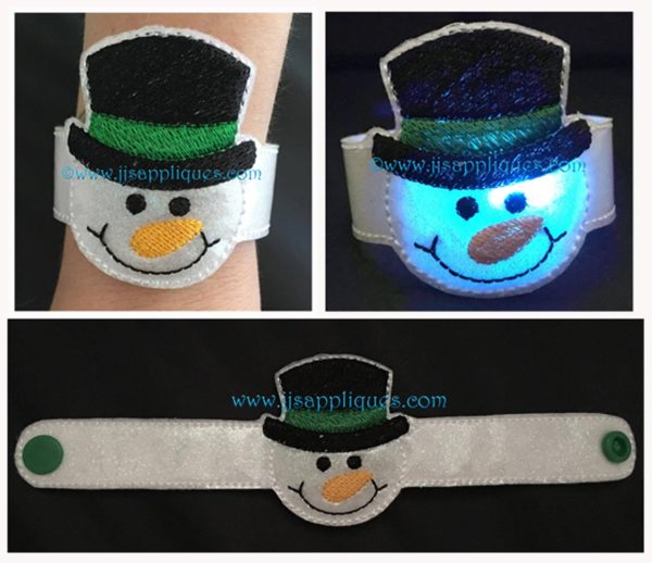 Flashing Snowman Bracelet