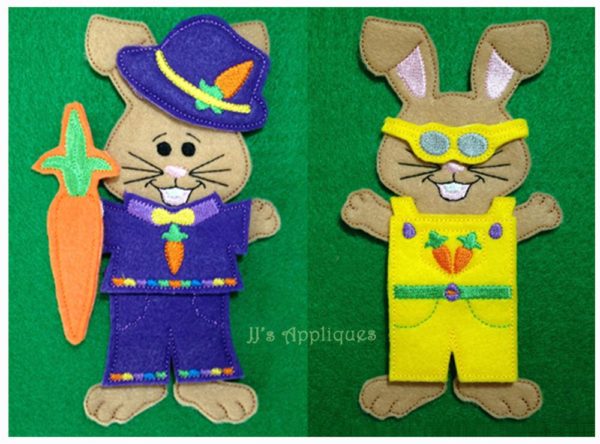 Bunny Boy UnPaper Doll Set