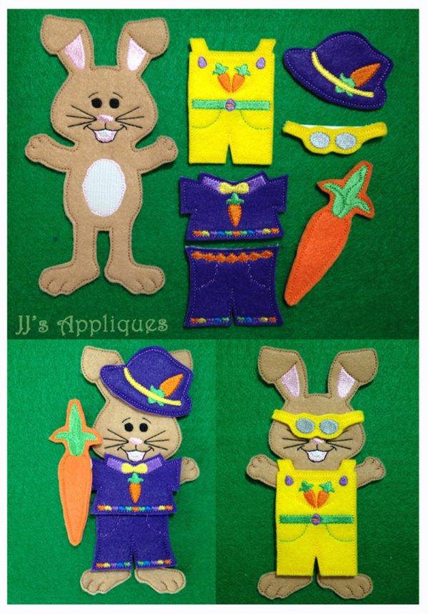 Bunny Boy UnPaper Doll Set