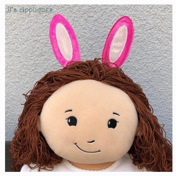 Bunny Ears Feltie Headband Slide