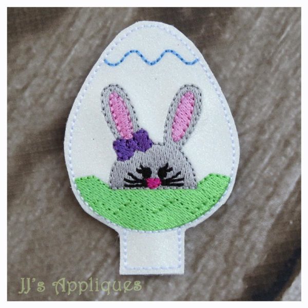 Easter Bunny in Egg Pencil Topper