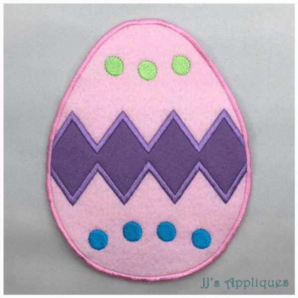 Easter Eggs Set of 4 Appliques