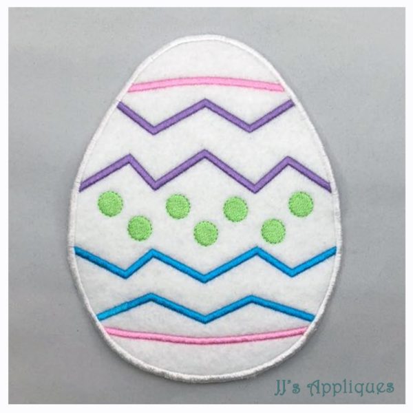 Easter Eggs Set of 4 Appliques