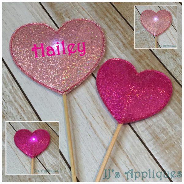 Valentine Flashing Wands Set of 5