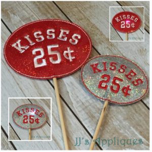 Flashing Kisses .25 Cents Wand