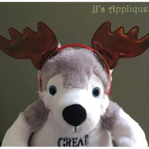 Moose Antler Ear Style Feltie Headband Slide