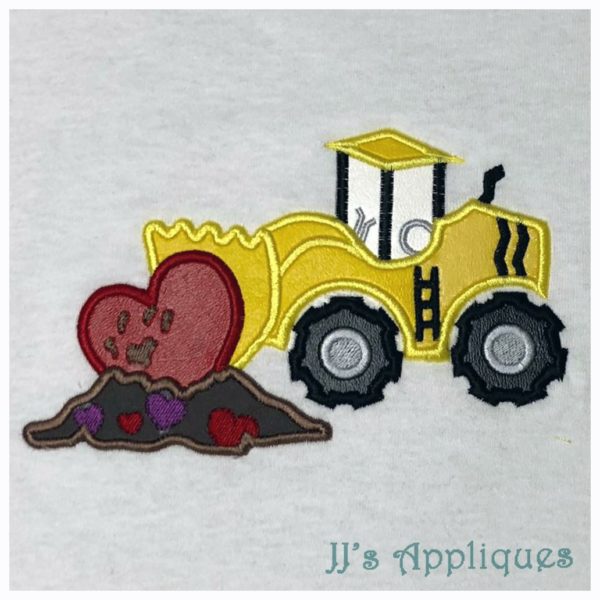 Dozer Scraper Digs Heart