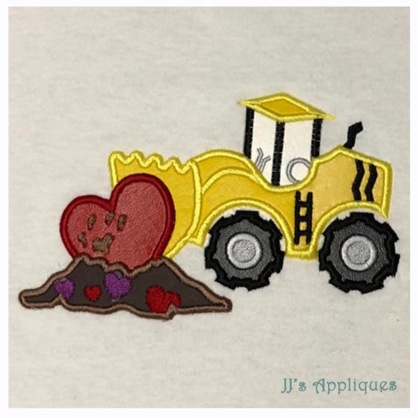 Dozer Scraper Digs Heart