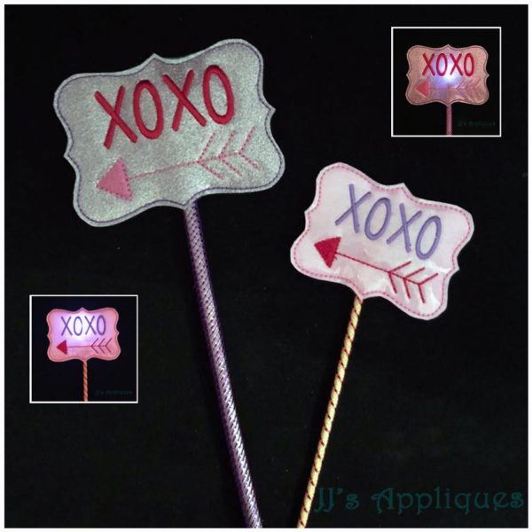 Valentine Flashing Wands Set of 5