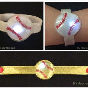 Flashing Baseball Bracelet