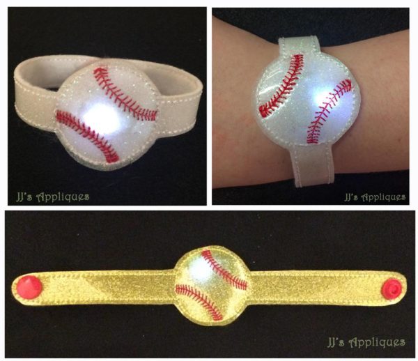 Flashing Baseball Bracelet