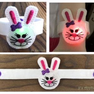 Flashing Bunny Girl Face Bracelet