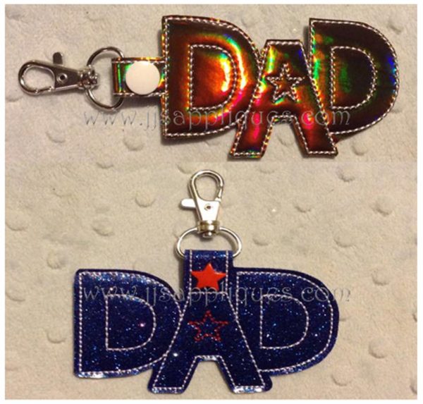 Mom and Dad Set of 6 Key Fobs