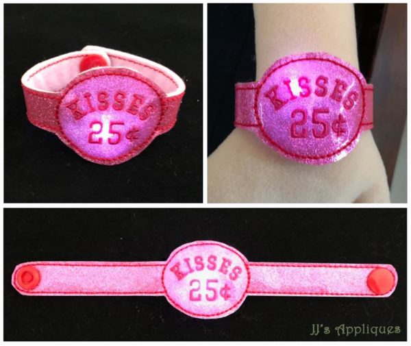 Flashing Valentine Kisses Bracelet