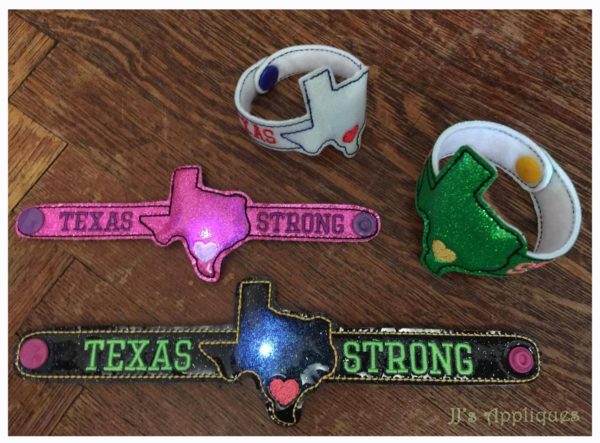 Flashing Texas Strong Bracelet