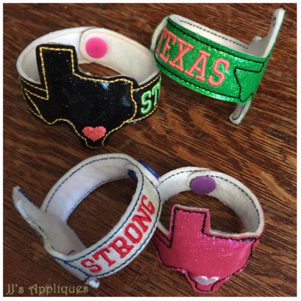 Flashing Texas Strong Bracelet