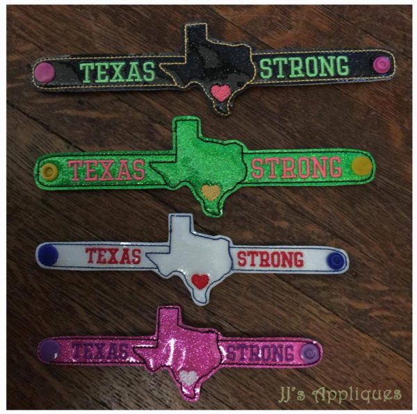 Flashing Texas Strong Bracelet