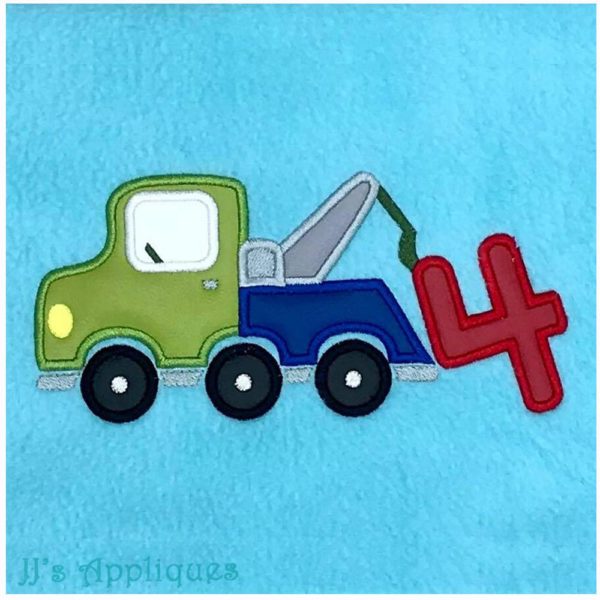 Tow Truck Tows Number 4