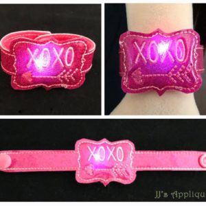 Flashing Valentine XXOO Bracelet