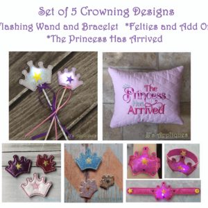 Princess Set of 5 Crowning Designs