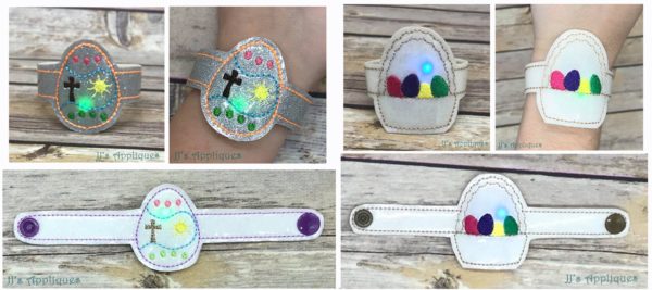 Flashing Easter Bracelet Duo