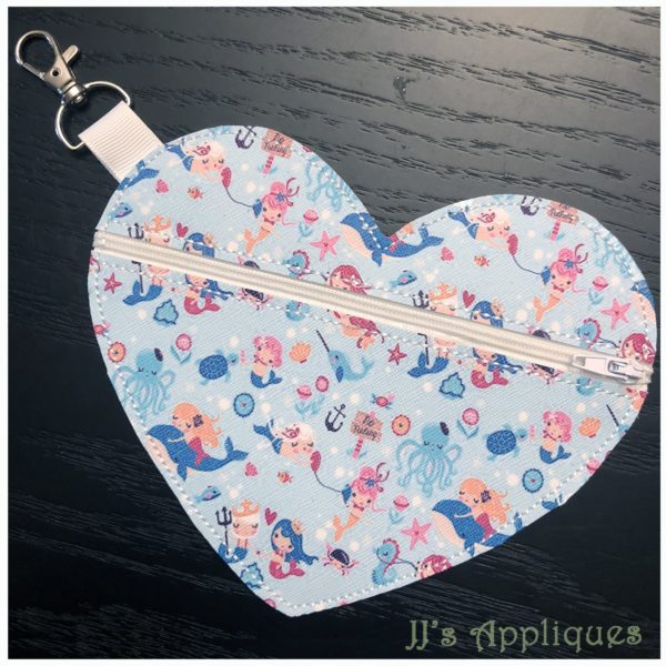 Heart Zipper Pouch