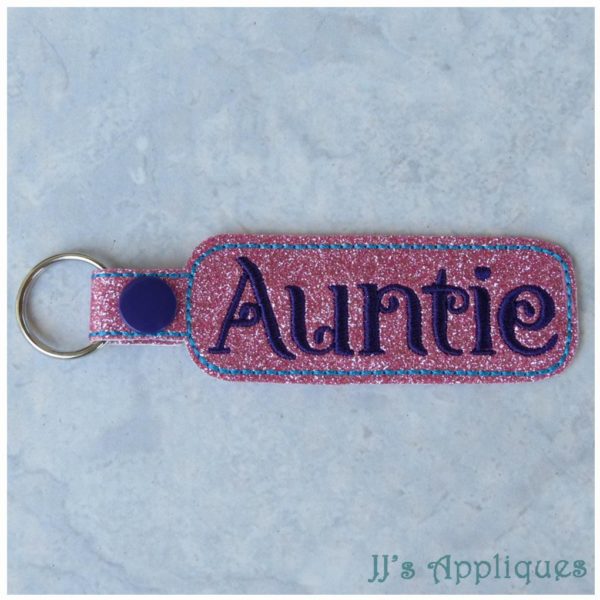 Snap On Auntie Key Fob