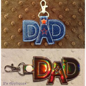 Snap On Dad Star Key Fob Set