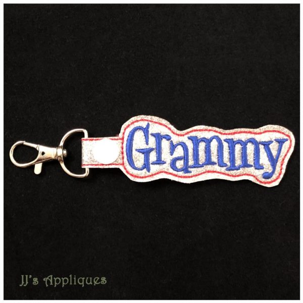 Grandmother Set of 6 Key Fobs