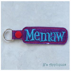 Snap On Memaw Key Fob