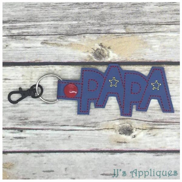 Snap On Papa Key Fob