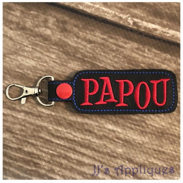 Snap On Papou Key Fob