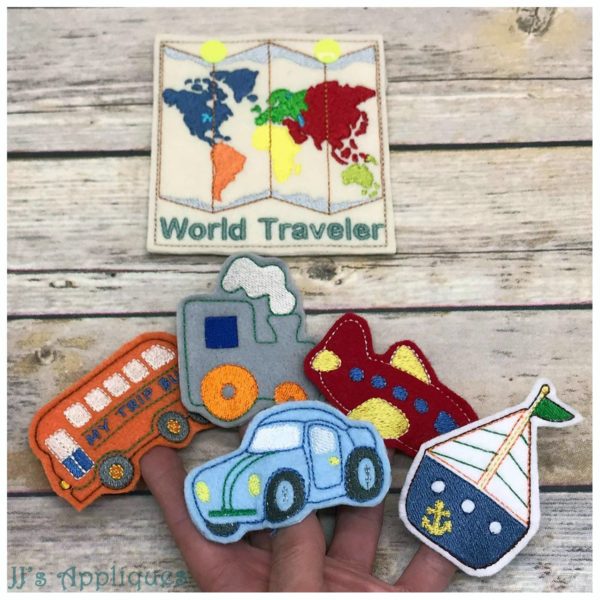 Transportation Finger Puppet Set