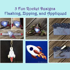 Rocket Set of 5 Designs