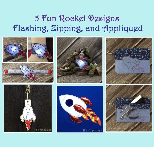 Rocket Set of 5 Designs