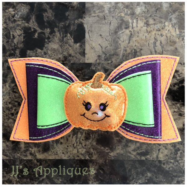 Flashing Snap On Pumpkin Feltie