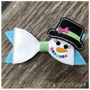 Snowgirl Loop Bow