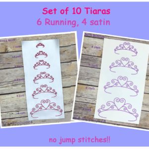 Tiara - Set of 10