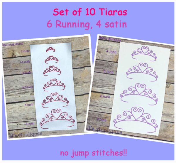 Tiara - Set of 10