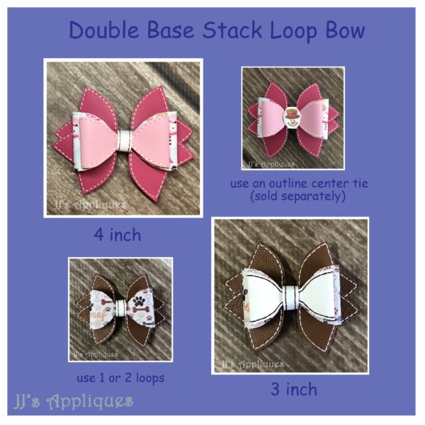 Double Base Stack Loop Bows